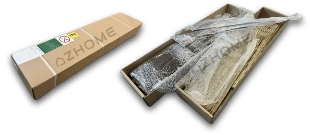 Pakowanie i zabezpieczenie żaluzji drewnianych Anwis.