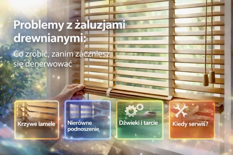 Problemy z żaluzjami drewnianymi i bambusowymi.